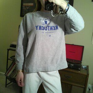 Grey Nike Kentucky Wildcats Crewneck